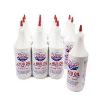 Lucas Oil 10088 32 oz Stop-Leak Hub Oil Steering Axle & Trailer Hubs, PK12 LUC10088-12